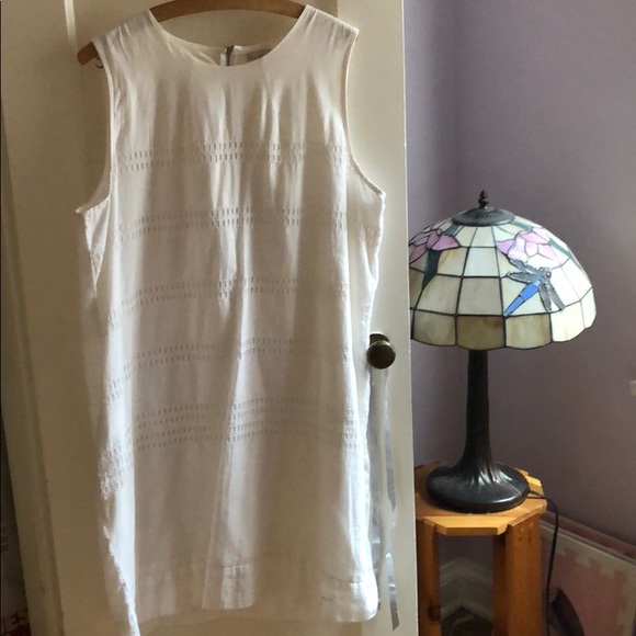 GAP Dresses & Skirts - Gap White Linen Shift Dress GAP Dresses & Skirts - Gap White Linen Shift Dress